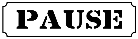 Hinweis PAUSE Bild