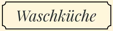 Hinweis Waschküche Bild